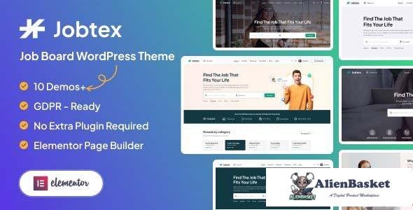 112441  Jobtex v1.2.6 – Job Board WordPress Theme 