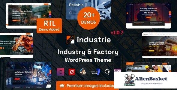 112442  Industrie v1.0.7 - Factory & Industry WordPress Theme 