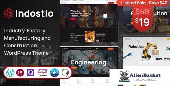 112462  Indostio v1.0 - Factory and Manufacturing WordPress Theme 