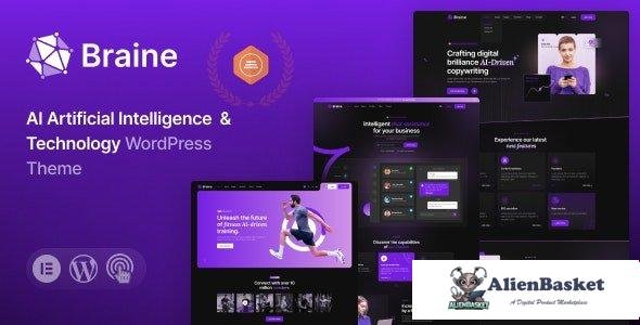 112530  Braine v1.0 - Digital AI WordPress Theme 