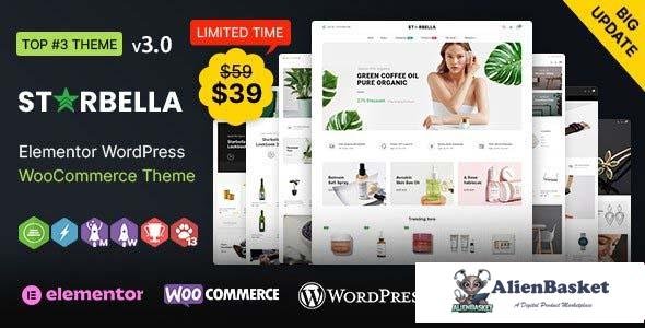 112547  StarBella WP v3.1.1 - Multi-purpose Elementor WooCommerce Theme 