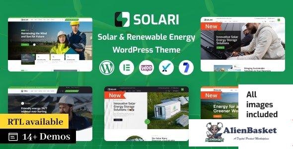 112558  Solari v1.1.5 - Ecology & Solar Energy WordPress Theme 