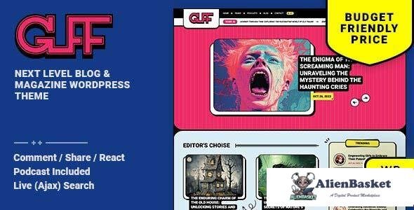 112581  Guff v1.0.2 - Personal Blog & Magazine WordPress Theme 