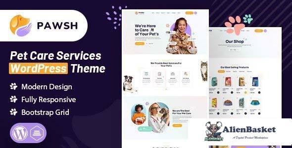 112629  Pawsh v1.0 - Pet Care Services WordPress Theme 