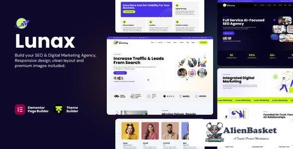 112630  Lunax v1.1.2 - Digital Marketing Agency & SEO WordPress Theme 