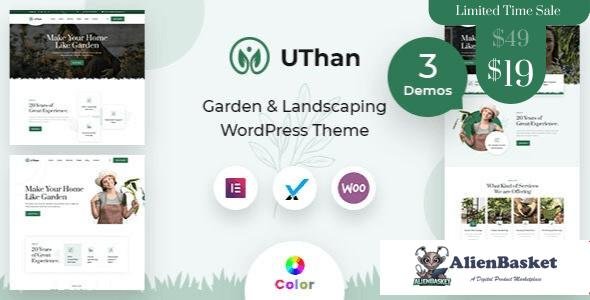112708  Uthan v2.0.1 - Landscaping Gardening WordPress theme + RTL 