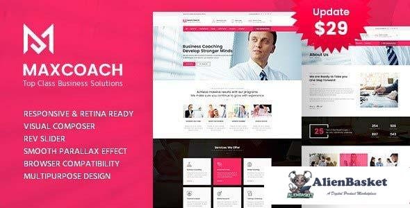 112711  Maxcoach 2.1 - Business Consulting WordPress Theme 