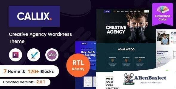 112713  Callix v2.4 - Creative Agency WordPress Theme + RTL 