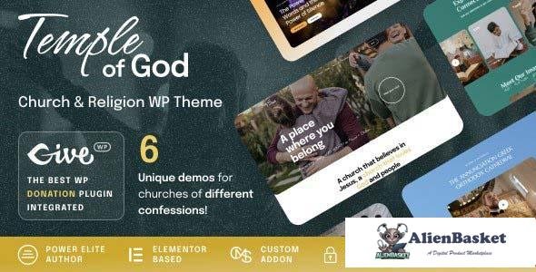 112779  Temple of God v1.0.7 - Religion and Church WordPress Theme 