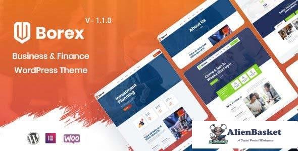 112859  Borex v1.1.3 - Business And Finance WordPress Theme 