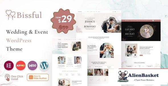 112932  Bissful v1.3 - Wedding & Event WordPress Theme 