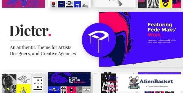 112978  Dieter v1.8 - Authentic Artist & Creative Design Agency Theme 