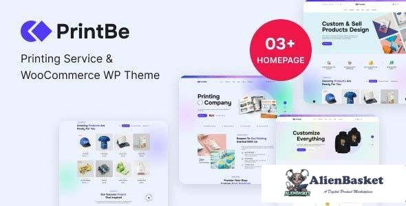 113087  PrintBe v1.0.2 - Printing Service & WooCommerce WP Theme 