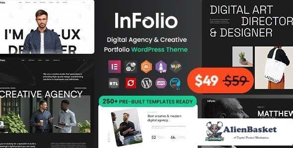 113129  Infolio v1.0.0 - Digital Agency & Creative Portfolio WordPress Elementor Theme 
