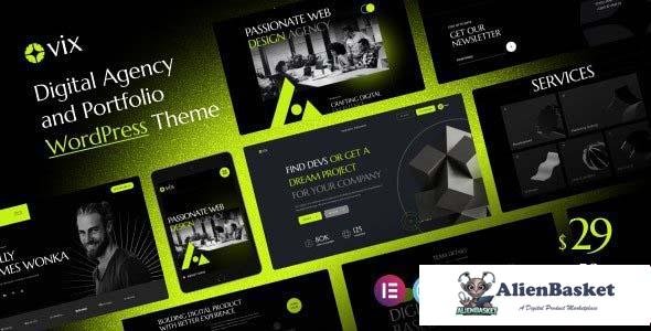 113228  Ovix v1.0.0 - Digital Agency & Creative Portfolio WordPress Theme 