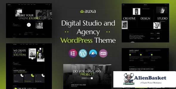 113229  Auxa v1.0.0 - Digital Studio and Agency WordPress Theme 