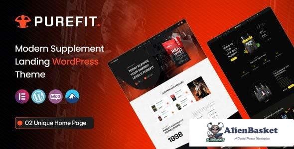113244  Purefit v1.0.0 - Health Supplement WordPress Theme 