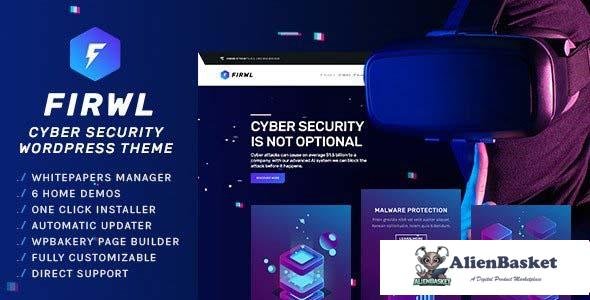 113256  Firwl v1.9.0 - Cyber Security WordPress Theme 