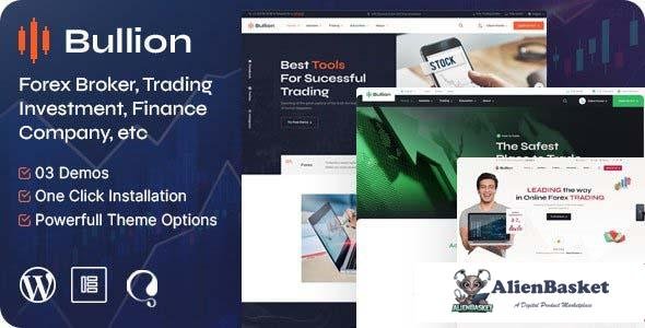113278  Bullion v1.3 - Forex Broker & Trading WordPress Theme 