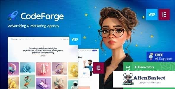 113322  CodeForge v1.0 - IT Company WordPress Theme 