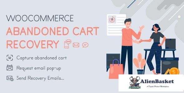 113355  WooCommerce Abandoned Cart Recovery v1.1.3 - Email - SMS - Messenger 