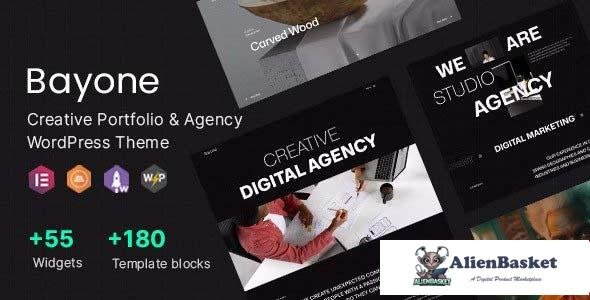113372  Bayone v1.0.3 - Creative Agency & Portfolio WordPress Theme 