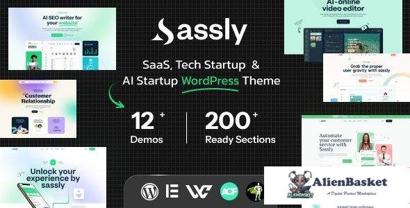 113475  Sassly v1.2 - SaaS, AI & Tech Startup Theme 