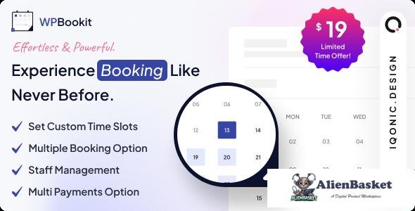 113631  WPBookit v1.4.2 - Appointment Booking WordPress Plugin 